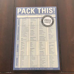 Knock Knock Pack This! Checklist